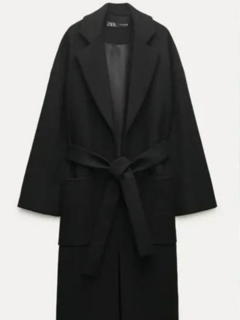 Long Coat Manteco Zara Black - Picture 6 of 8